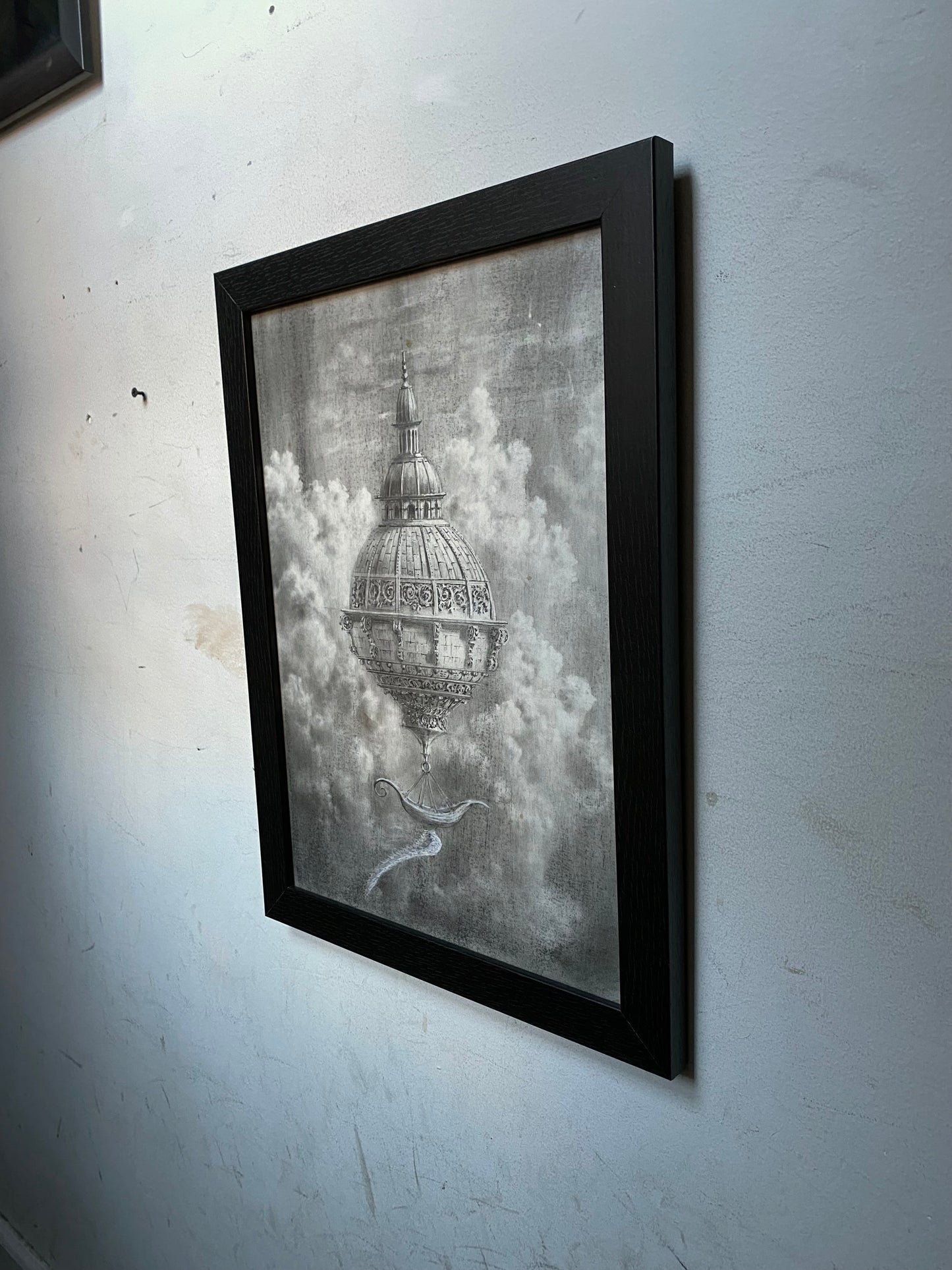 Early Dreams of Flight Study No. 2 - Original Art - 16x11in graphite on paper