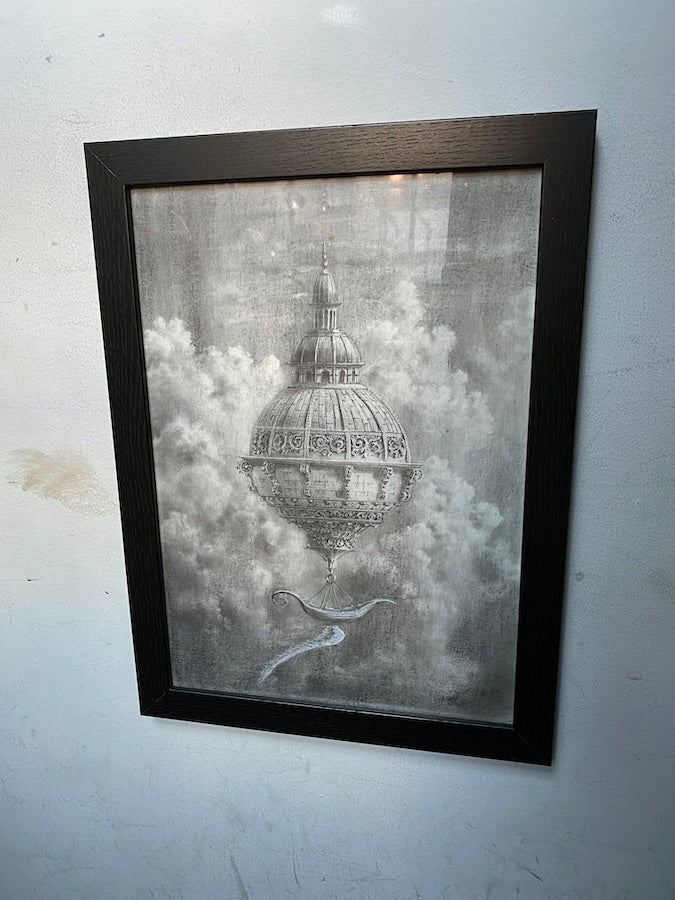 Early Dreams of Flight Study No. 2 - Original Art - 16x11in graphite on paper